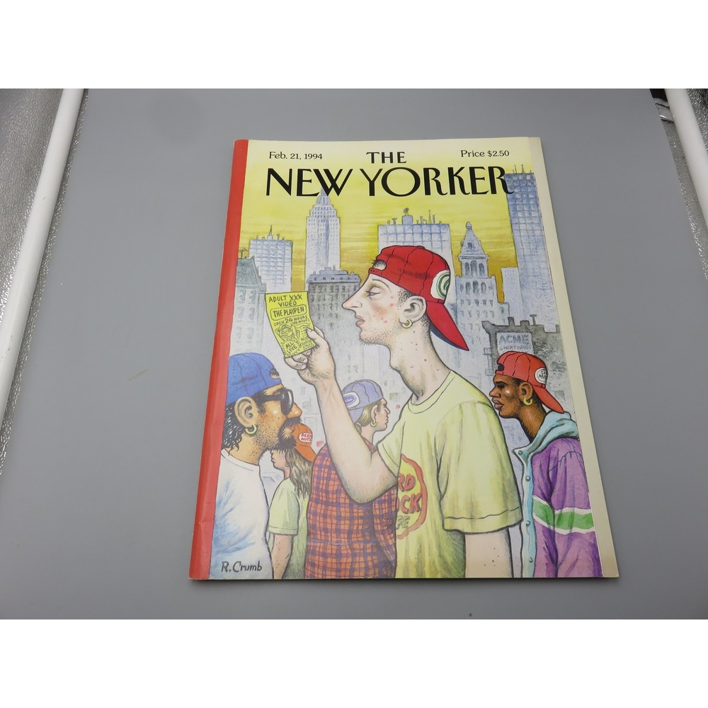 The New Yorker Magazine Feb 21 1994 R Crumb Cover Art Bombay Sapphire Ad Vintage